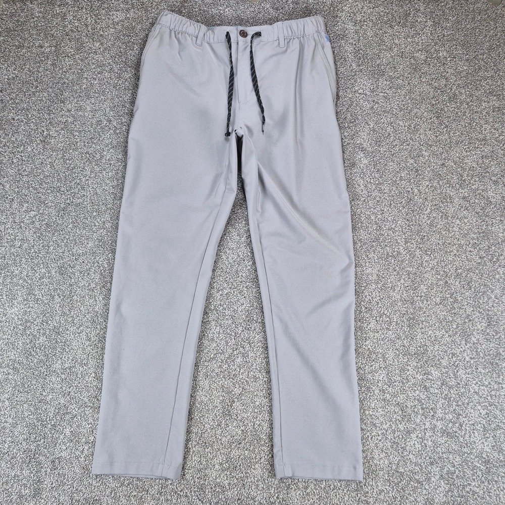 Chubbies Everywear Pants Mens Large Gray Stretch Performance Drawstring